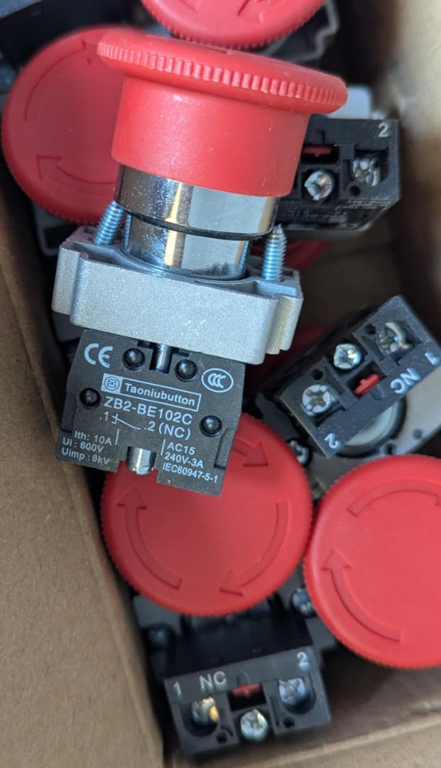 STOP BUTTON ZB2-BE102C