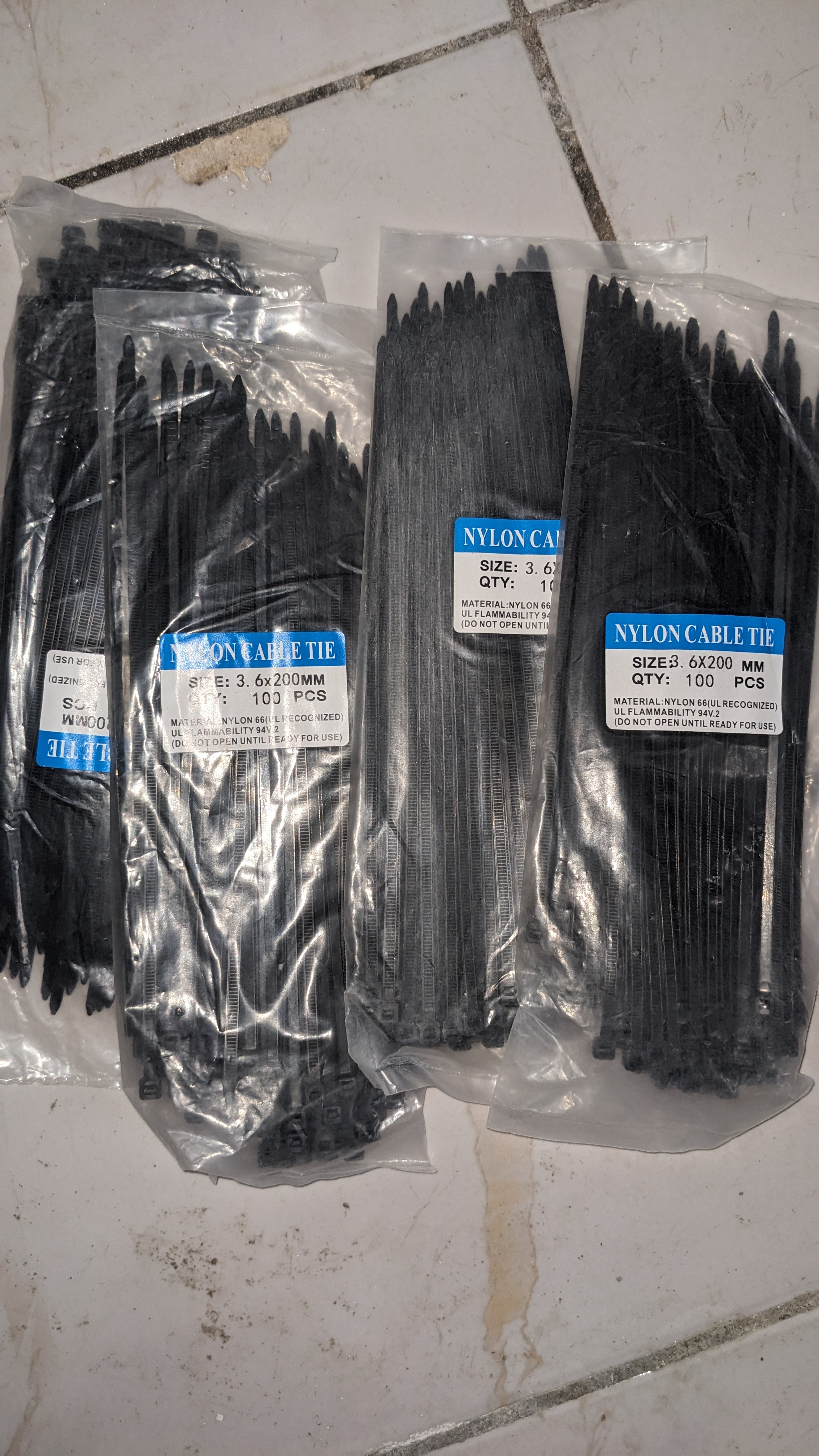 Cable Tie 3.6 x 200 mm