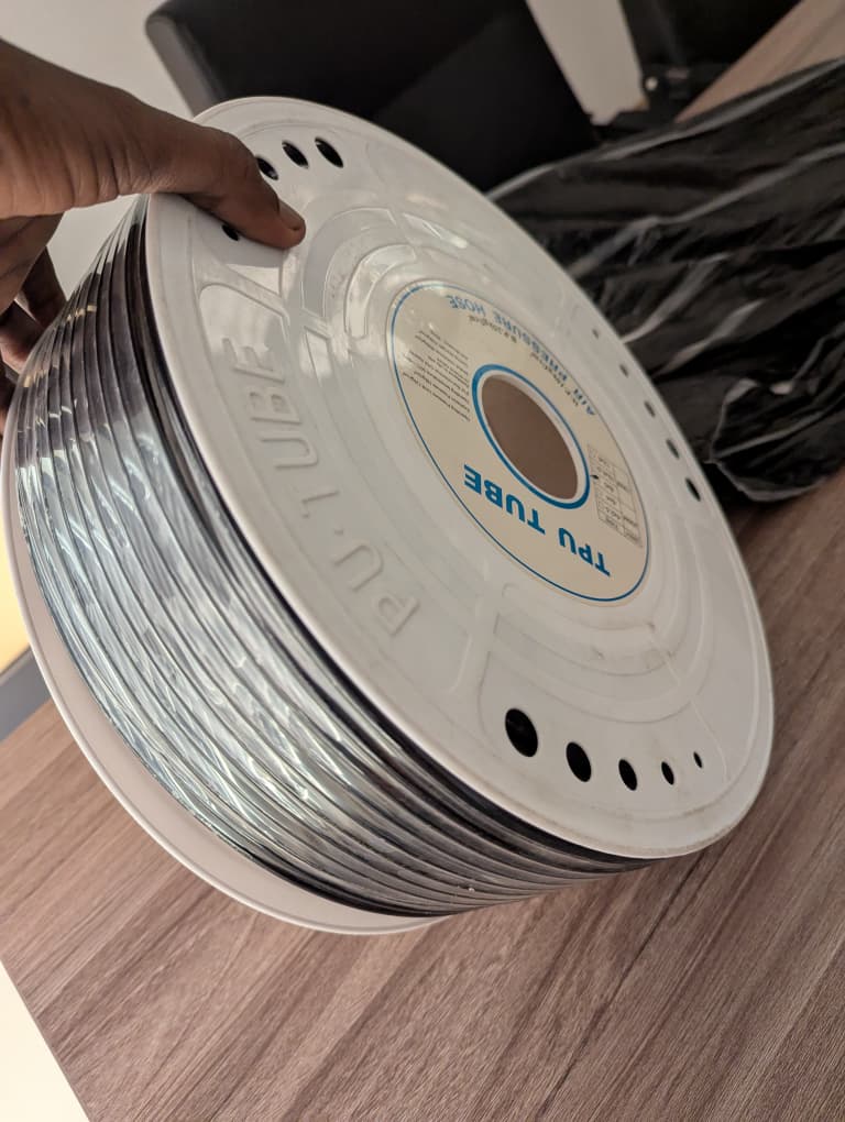 BLACK RILSAN HOSE 4*6 - 50M