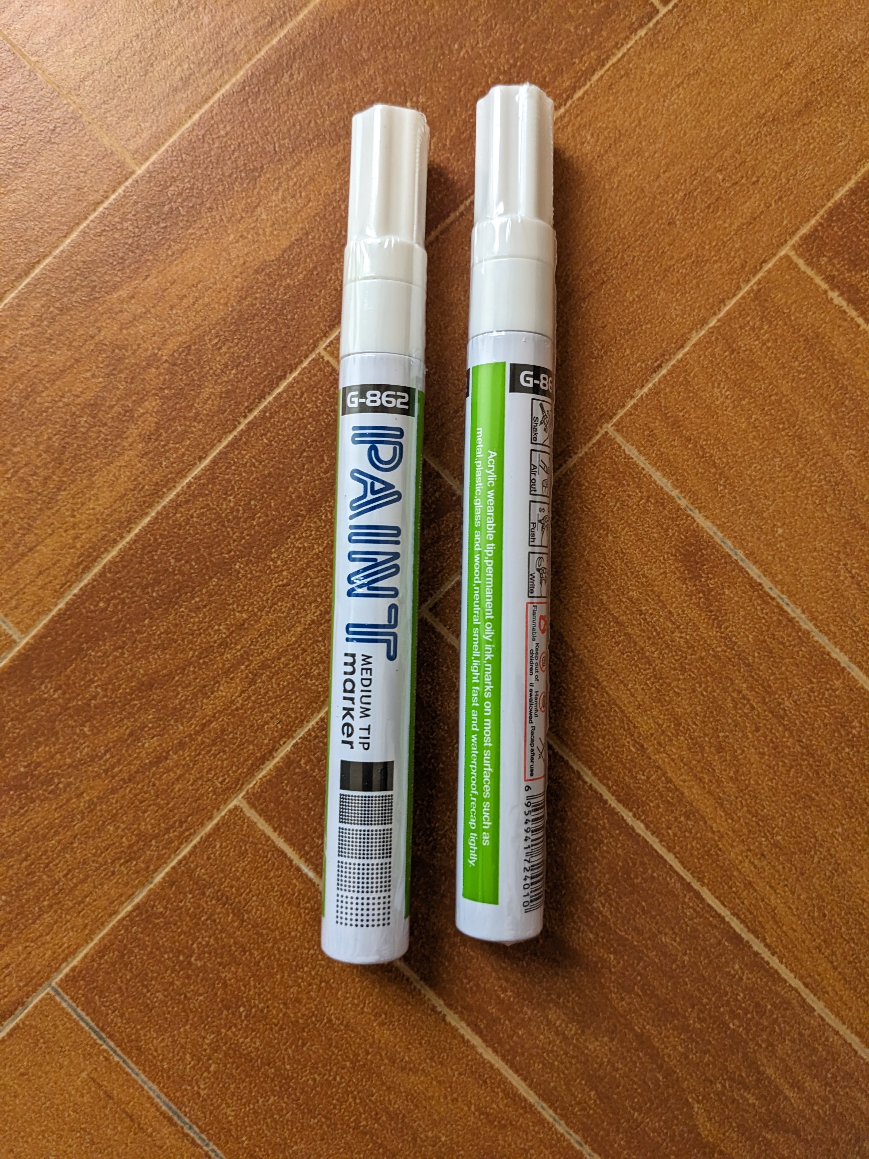 White edding markal pilot, paint pain