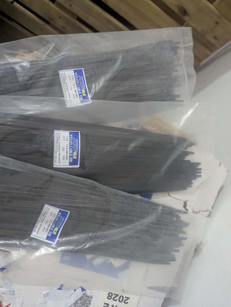 Black Cable Tie (Colson) 7.8 x 400