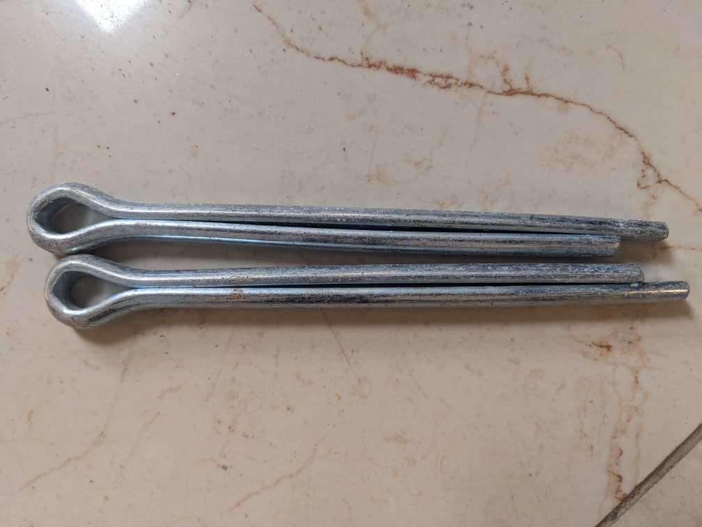 Goupille Galva Epaisseur :10mm Longueur :125mm