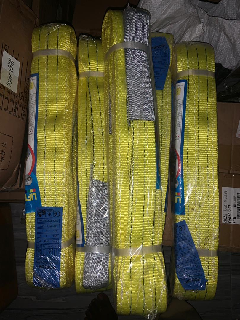 Élingue plate  3 Tonnes longueur 6m