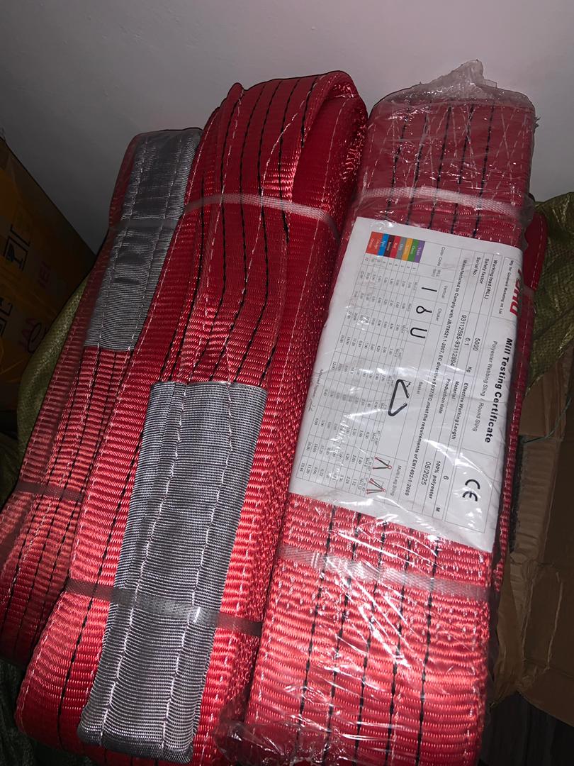 Élingue plate 5 Tonnes longueur 6 m