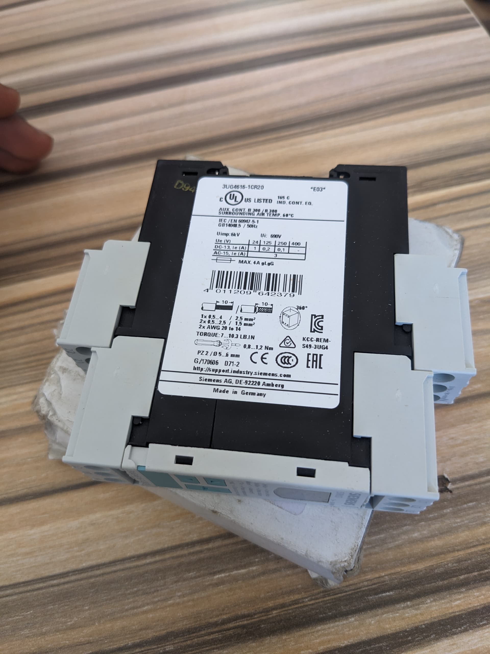 SIEMENS SIRIUS Phase Controller - 3UG4616-1CR20