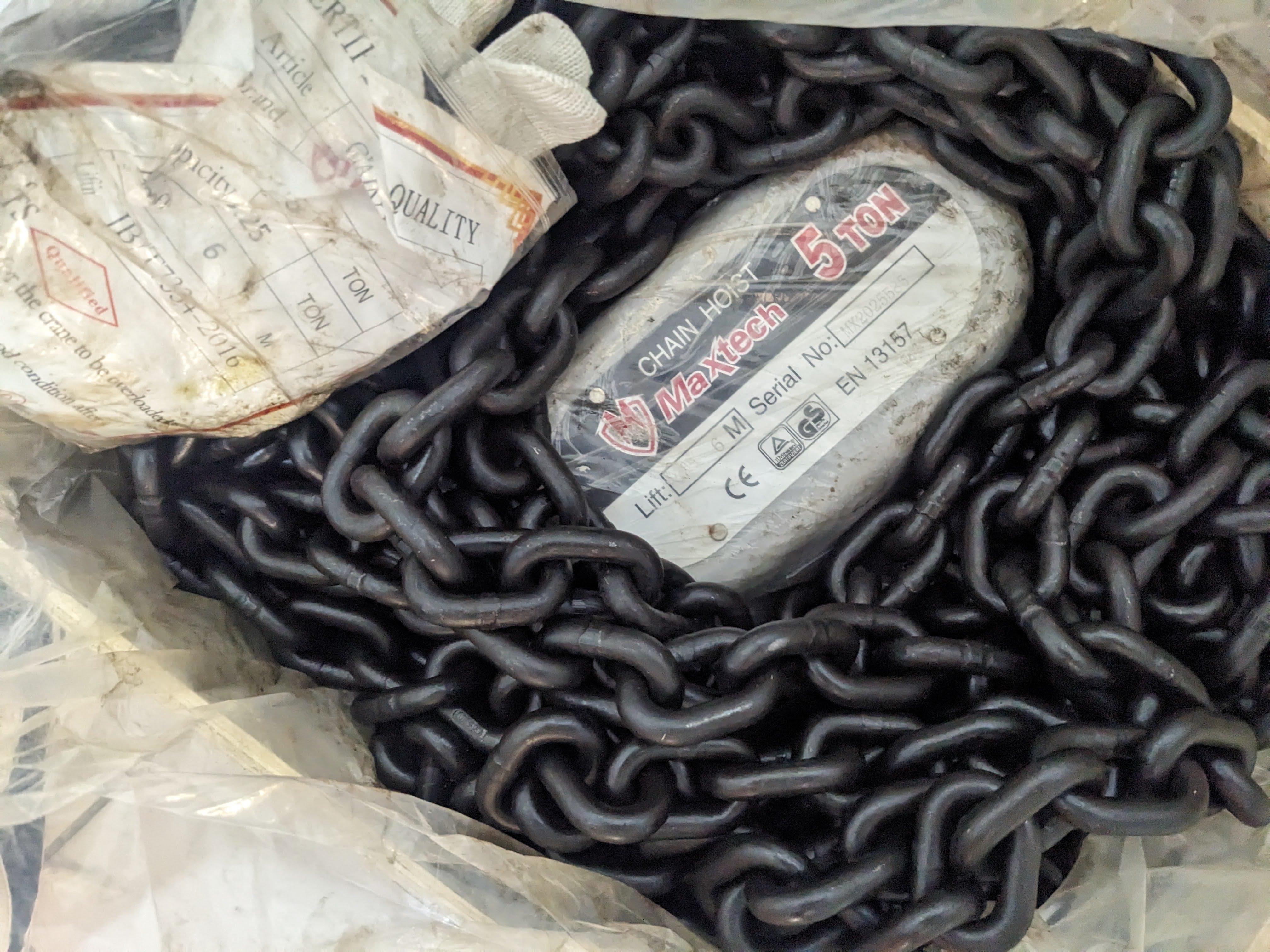 5T 10m Heavy Duty Chain Block