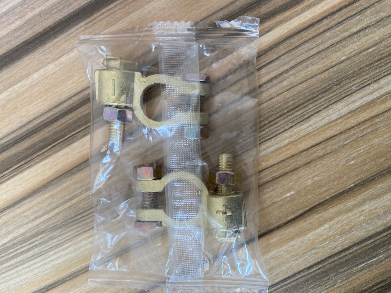 Paire de Cosses de Batterie en Laiton