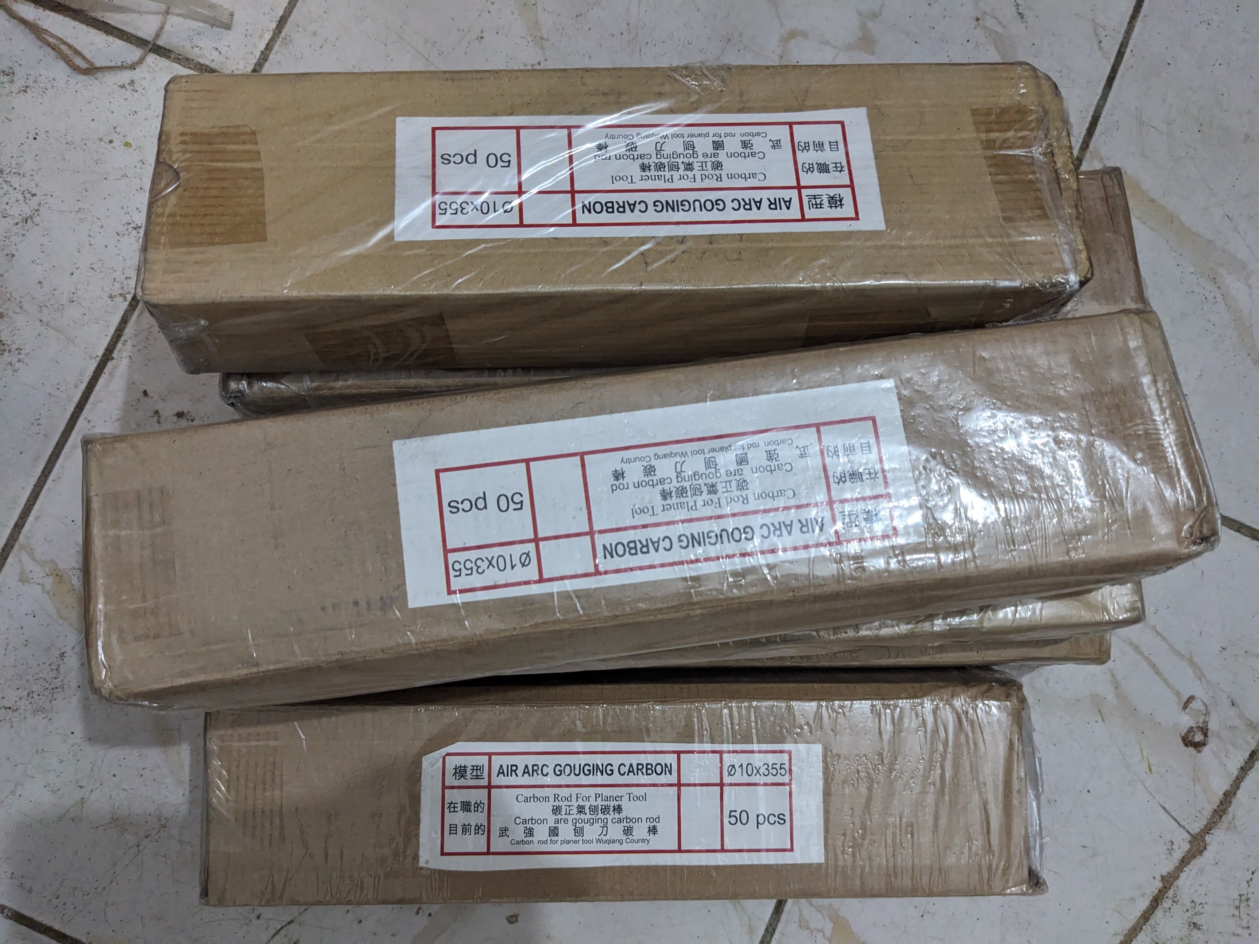 Air arc couging carbon Ø10x355mm
