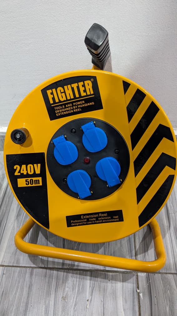 HUAQIANG 50-meter Extension Cord/Cord Reel